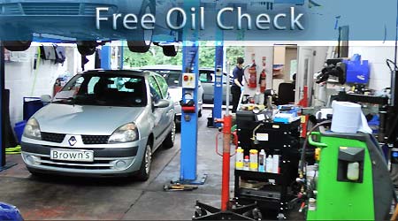 free car oil check in chesterfield